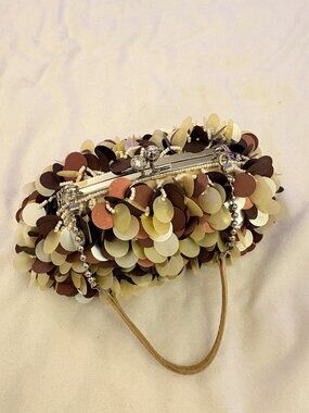 Paillettes Sequins Embellished Evening Purse Bag